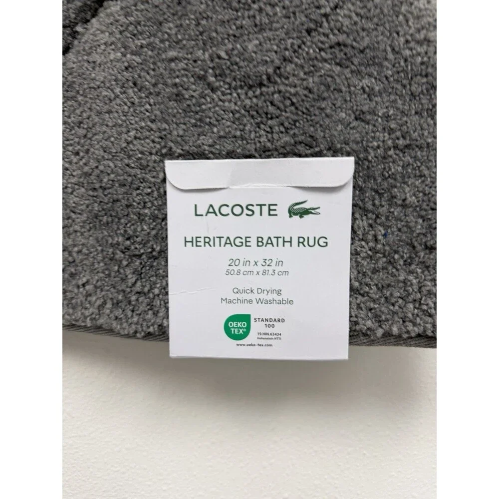 Lacoste Home Heritage Anti-Microbial Bath Rug 20